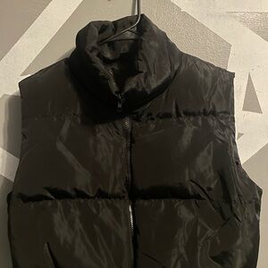 Black Puffer Vest